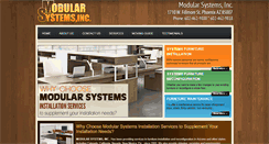 Desktop Screenshot of modularsystemsinc.com